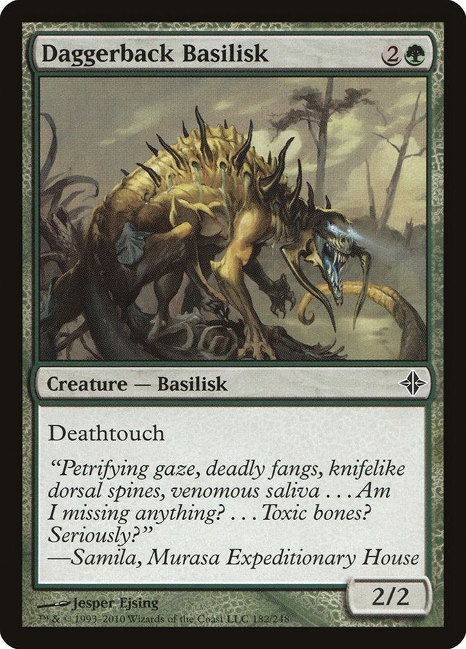 Daggerback Basilisk [Rise of the Eldrazi] MTG Single Magic: The Gathering    | Red Claw Gaming