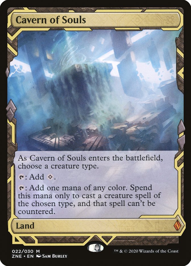 Cavern of Souls (Expeditions) [Zendikar Rising Expeditions] MTG Single Magic: The Gathering    | Red Claw Gaming