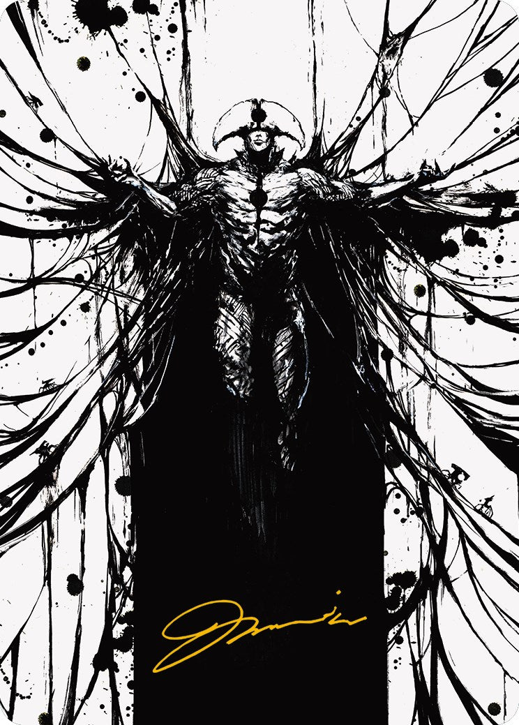 Sinew Dancer Art Card (Gold-Stamped Signature) [Phyrexia: All Will Be One Art Series] MTG Single Magic: The Gathering    | Red Claw Gaming