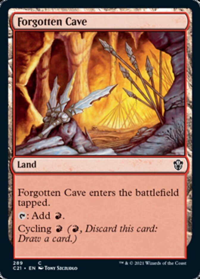 Forgotten Cave [Commander 2021] MTG Single Magic: The Gathering    | Red Claw Gaming