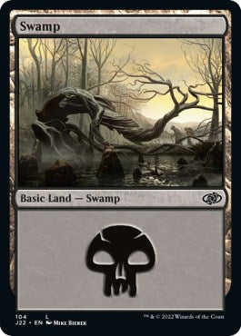 Swamp (104) [Jumpstart 2022] MTG Single Magic: The Gathering    | Red Claw Gaming