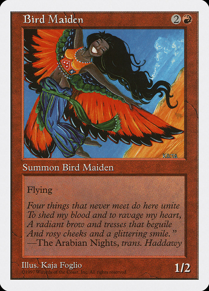 Bird Maiden [Fifth Edition] MTG Single Magic: The Gathering    | Red Claw Gaming