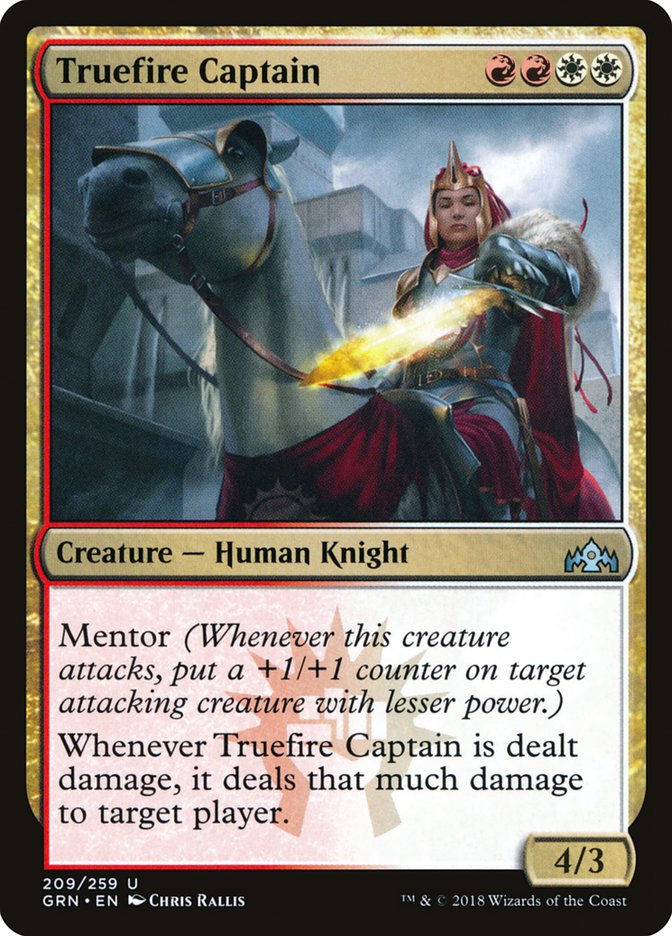 Truefire Captain [Guilds of Ravnica] MTG Single Magic: The Gathering    | Red Claw Gaming