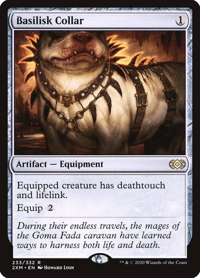 Basilisk Collar [Double Masters] MTG Single Magic: The Gathering    | Red Claw Gaming