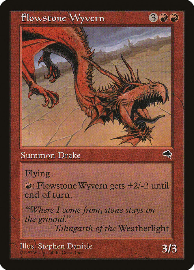 Flowstone Wyvern [Tempest] MTG Single Magic: The Gathering    | Red Claw Gaming