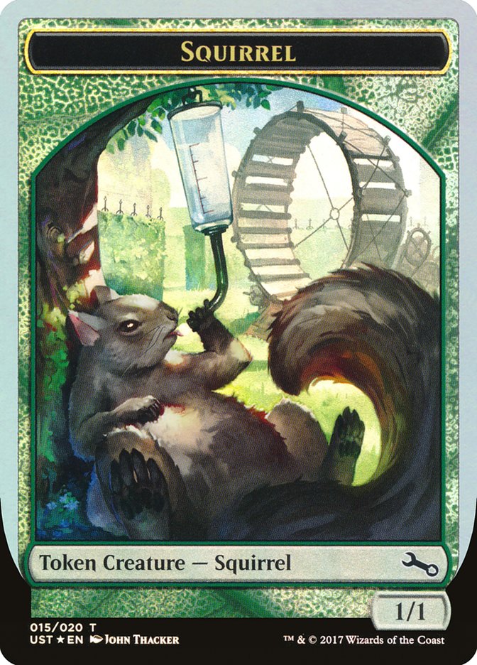 Squirrel Token [Unstable Tokens] MTG Single Magic: The Gathering    | Red Claw Gaming