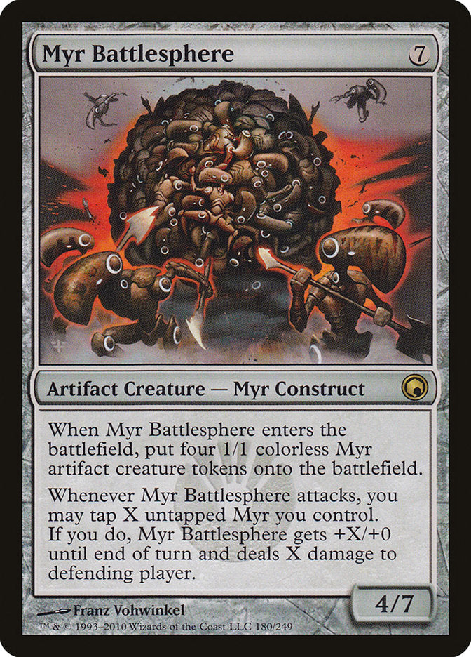 Myr Battlesphere [Scars of Mirrodin] MTG Single Magic: The Gathering    | Red Claw Gaming