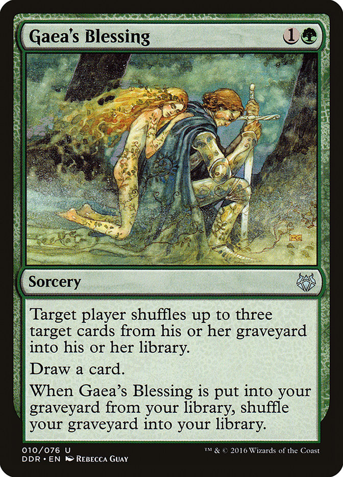 Gaea's Blessing [Duel Decks: Nissa vs. Ob Nixilis] MTG Single Magic: The Gathering    | Red Claw Gaming