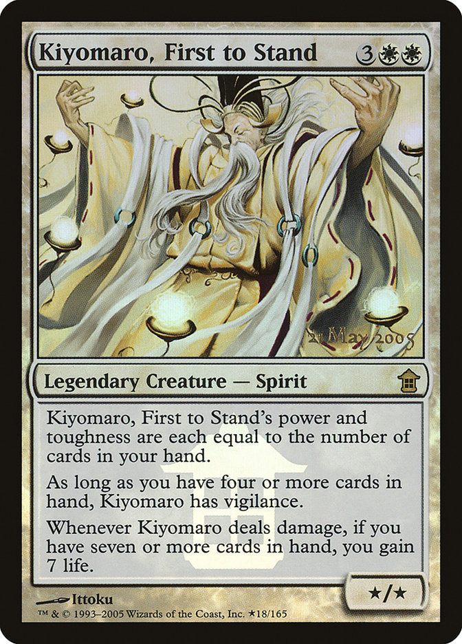 Kiyomaro, First to Stand [Saviors of Kamigawa Promos] MTG Single Magic: The Gathering    | Red Claw Gaming