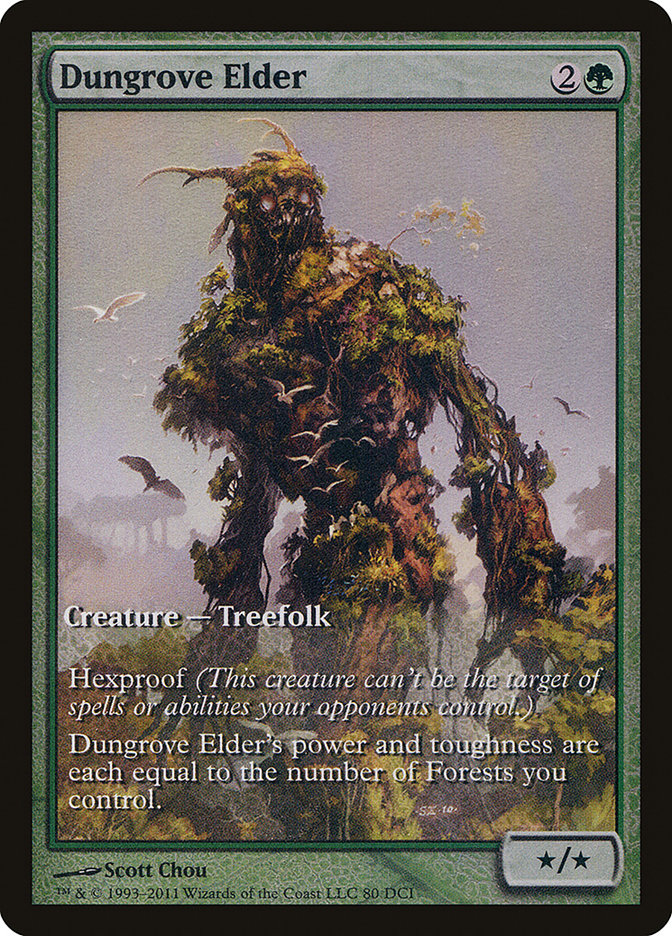 Dungrove Elder (Extended Art) [Magic 2012 Promos] MTG Single Magic: The Gathering    | Red Claw Gaming