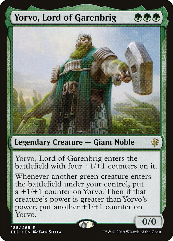 Yorvo, Lord of Garenbrig [Throne of Eldraine] MTG Single Magic: The Gathering    | Red Claw Gaming