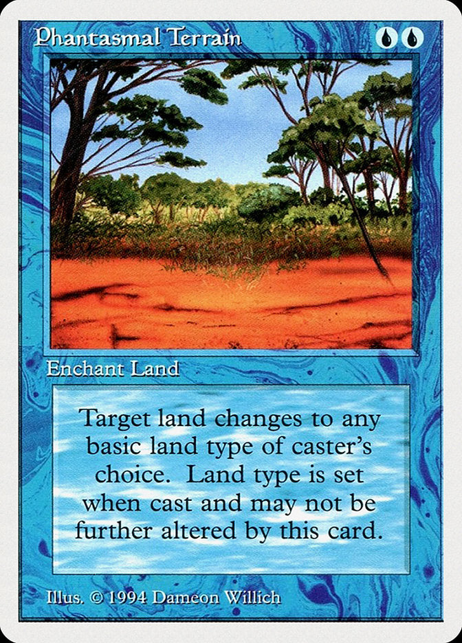 Phantasmal Terrain [Summer Magic / Edgar] MTG Single Magic: The Gathering    | Red Claw Gaming