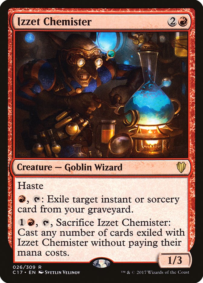 Izzet Chemister [Commander 2017] MTG Single Magic: The Gathering    | Red Claw Gaming