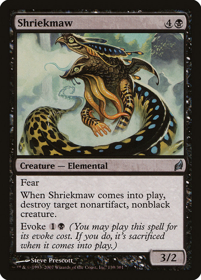 Shriekmaw [Lorwyn] MTG Single Magic: The Gathering    | Red Claw Gaming