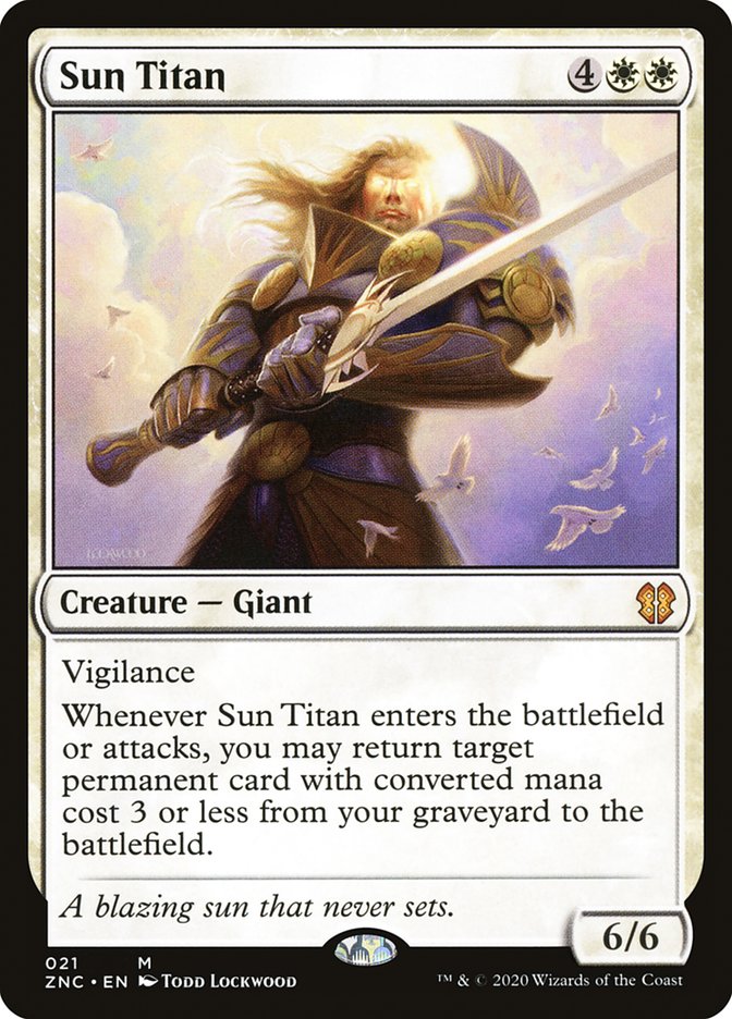 Sun Titan [Zendikar Rising Commander] MTG Single Magic: The Gathering    | Red Claw Gaming