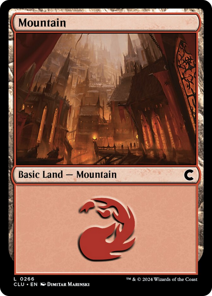 Mountain (0266) [Ravnica: Clue Edition] MTG Single Magic: The Gathering    | Red Claw Gaming