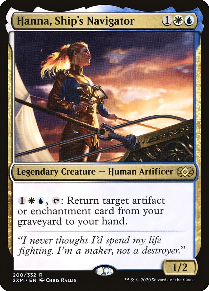 Hanna, Ship's Navigator [Double Masters] MTG Single Magic: The Gathering    | Red Claw Gaming