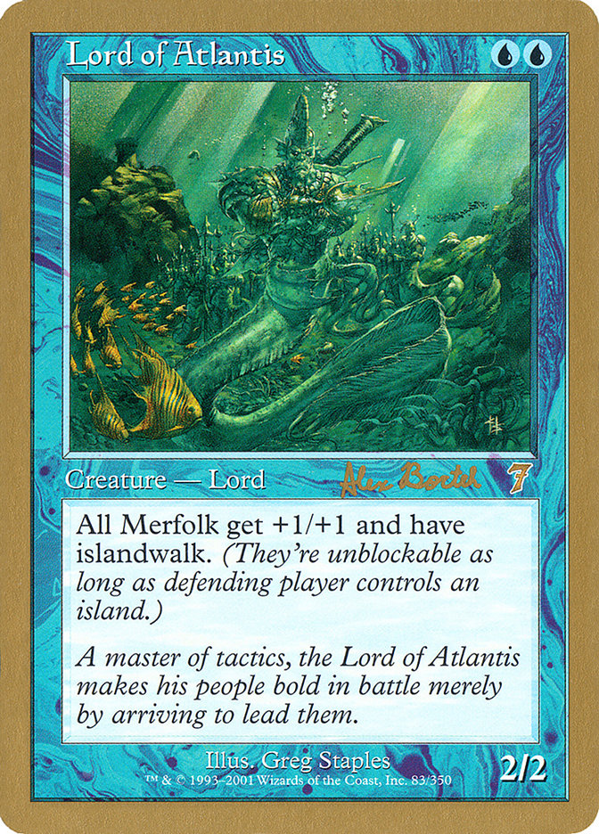 Lord of Atlantis (Alex Borteh) [World Championship Decks 2001] MTG Single Magic: The Gathering    | Red Claw Gaming