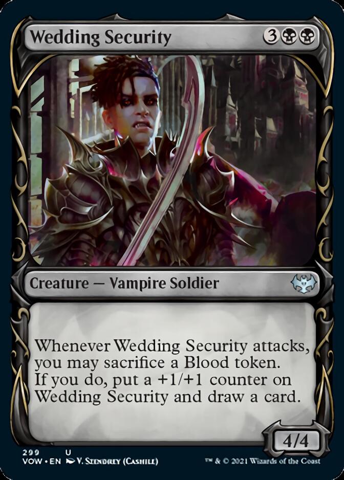 Wedding Security (Showcase Fang Frame) [Innistrad: Crimson Vow] MTG Single Magic: The Gathering    | Red Claw Gaming