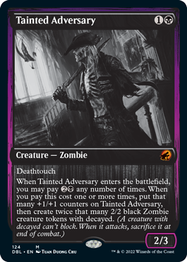 Tainted Adversary [Innistrad: Double Feature] MTG Single Magic: The Gathering    | Red Claw Gaming