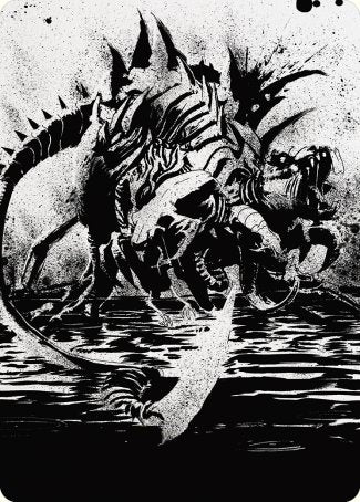 Karumonix, the Rat King Art Card [Phyrexia: All Will Be One Art Series] MTG Single Magic: The Gathering    | Red Claw Gaming