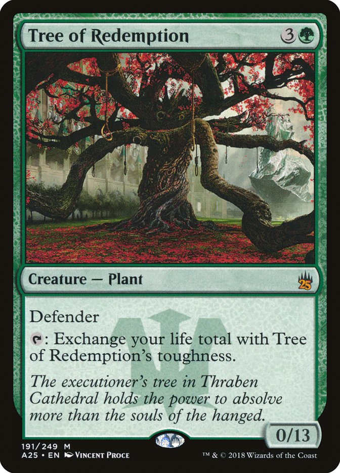 Tree of Redemption [Masters 25] MTG Single Magic: The Gathering    | Red Claw Gaming