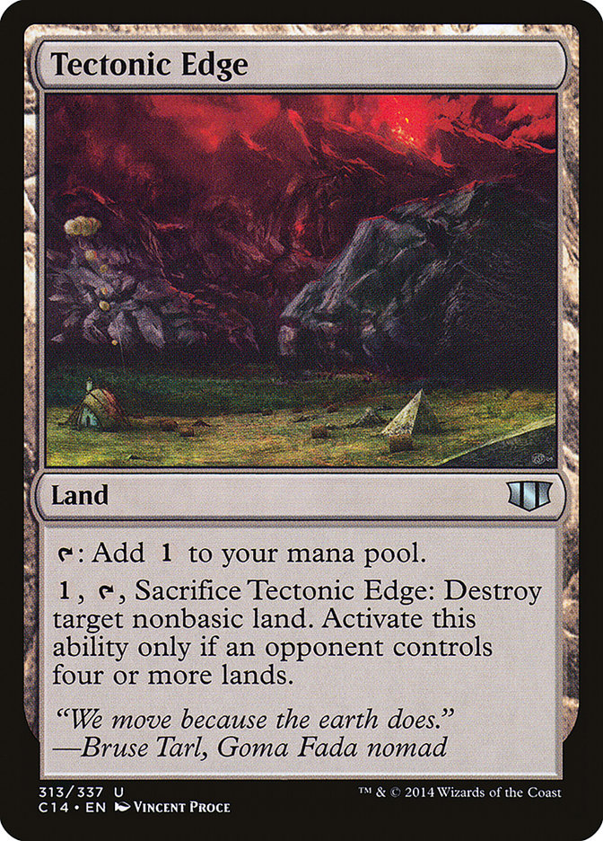 Tectonic Edge [Commander 2014] MTG Single Magic: The Gathering    | Red Claw Gaming