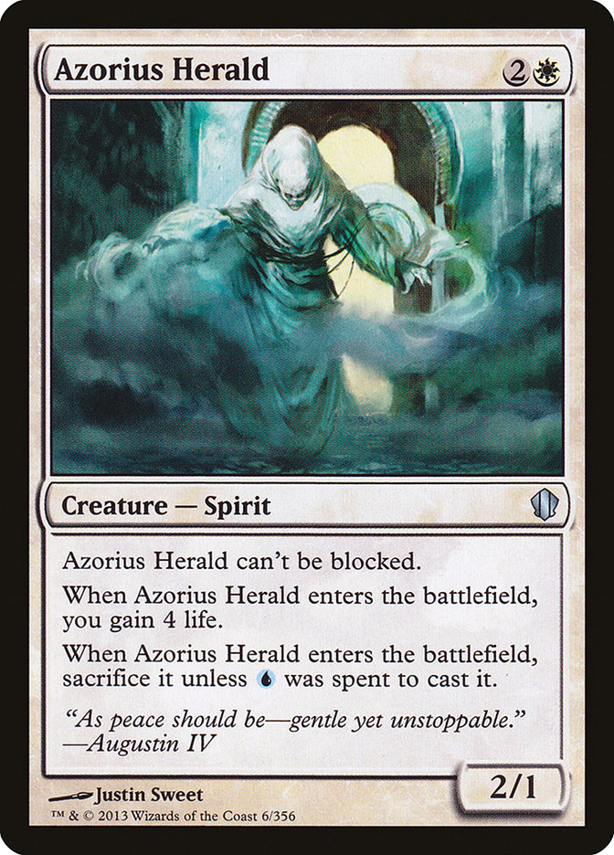 Azorius Herald [Commander 2013] MTG Single Magic: The Gathering    | Red Claw Gaming