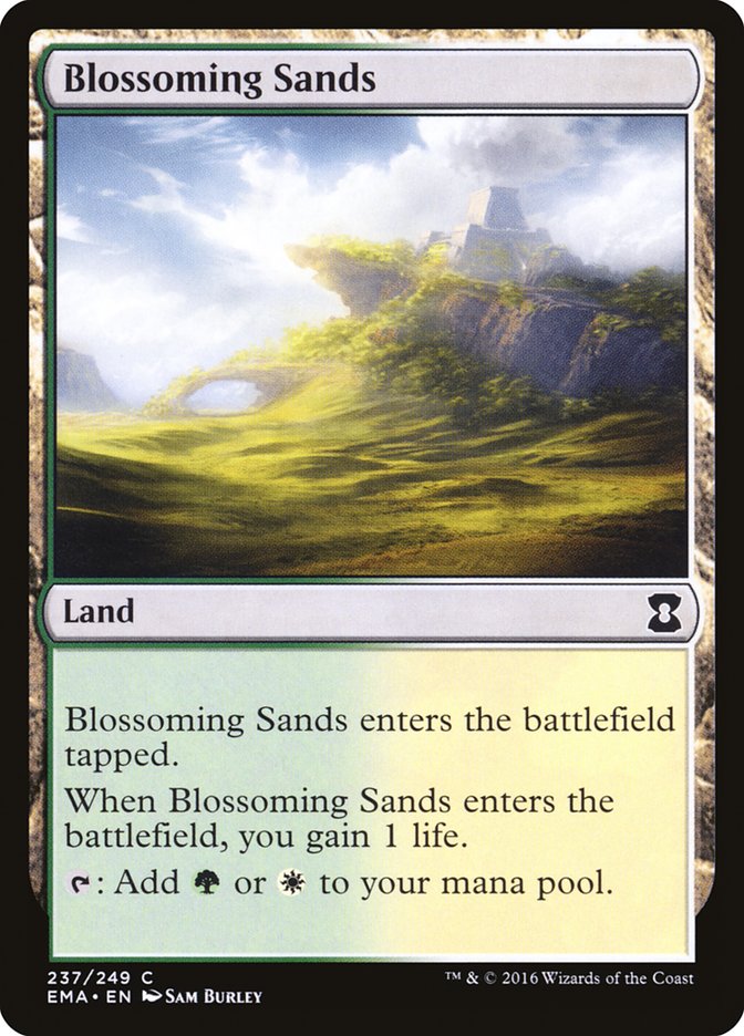 Blossoming Sands [Eternal Masters] MTG Single Magic: The Gathering    | Red Claw Gaming