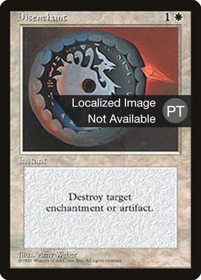 Disenchant [Fourth Edition (Foreign Black Border)] MTG Single Magic: The Gathering    | Red Claw Gaming