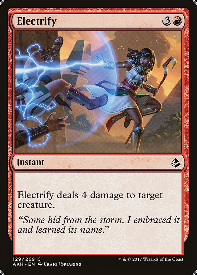 Electrify [Amonkhet] MTG Single Magic: The Gathering    | Red Claw Gaming