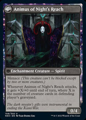 The Long Reach of Night // Animus of Night's Reach [Kamigawa: Neon Dynasty] MTG Single Magic: The Gathering    | Red Claw Gaming