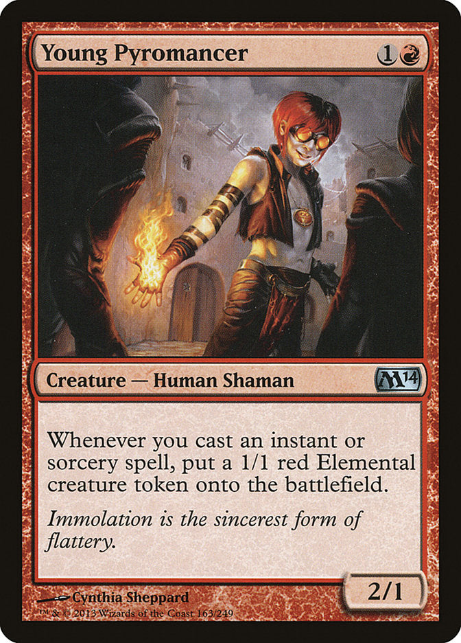 Young Pyromancer [Magic 2014] MTG Single Magic: The Gathering    | Red Claw Gaming
