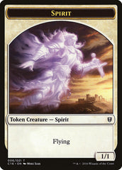 Saproling (016) // Spirit (006) Double-Sided Token [Commander 2016 Tokens] MTG Single Magic: The Gathering    | Red Claw Gaming