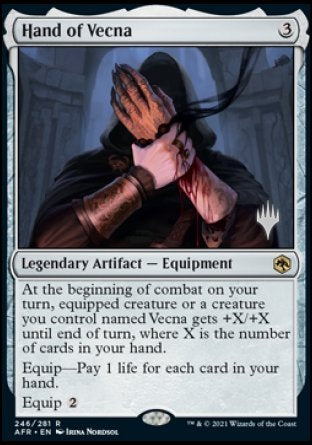 Hand of Vecna (Promo Pack) [Dungeons & Dragons: Adventures in the Forgotten Realms Promos] MTG Single Magic: The Gathering    | Red Claw Gaming