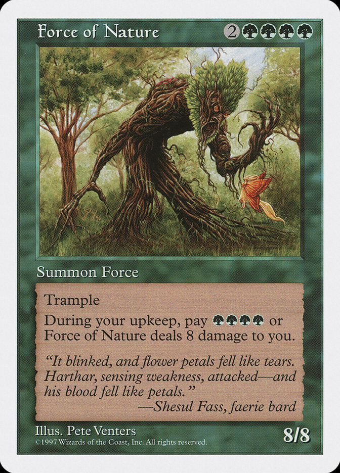 Force of Nature [Fifth Edition] MTG Single Magic: The Gathering    | Red Claw Gaming