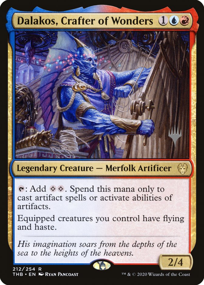 Dalakos, Crafter of Wonders (Promo Pack) [Theros Beyond Death Promos] MTG Single Magic: The Gathering    | Red Claw Gaming