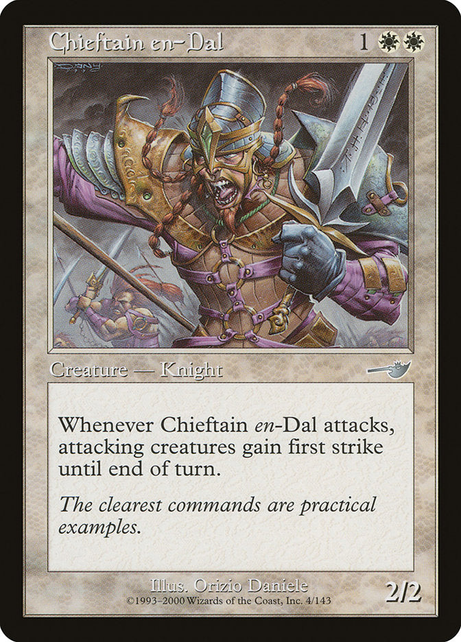Chieftain en-Dal [Nemesis] MTG Single Magic: The Gathering    | Red Claw Gaming