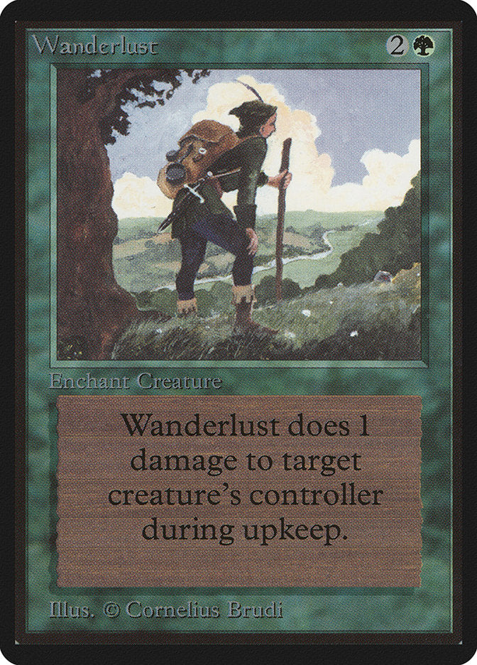 Wanderlust [Beta Edition] MTG Single Magic: The Gathering    | Red Claw Gaming