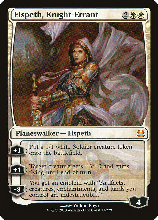 Elspeth, Knight-Errant [Modern Masters] MTG Single Magic: The Gathering    | Red Claw Gaming