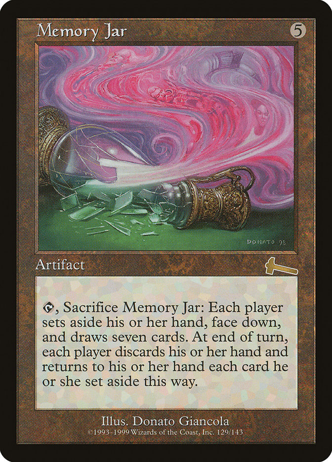 Memory Jar [Urza's Legacy] MTG Single Magic: The Gathering    | Red Claw Gaming
