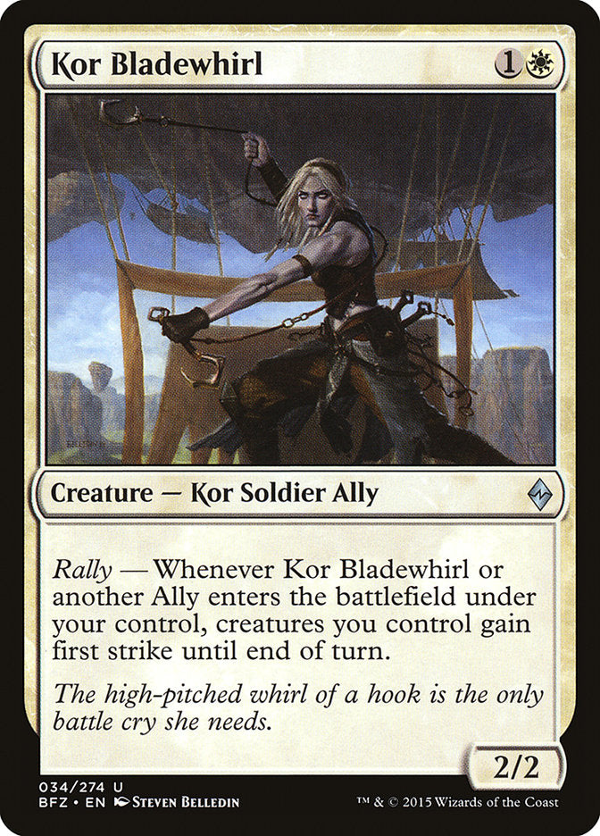 Kor Bladewhirl [Battle for Zendikar] MTG Single Magic: The Gathering    | Red Claw Gaming