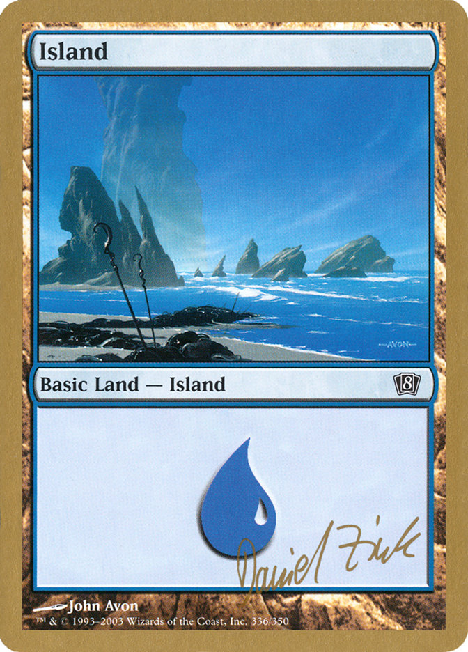 Island (dz336) (Daniel Zink) [World Championship Decks 2003] MTG Single Magic: The Gathering    | Red Claw Gaming