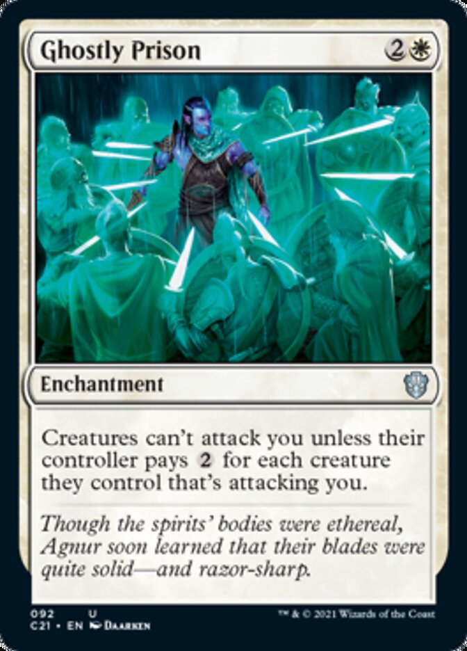 Ghostly Prison [Commander 2021] MTG Single Magic: The Gathering    | Red Claw Gaming