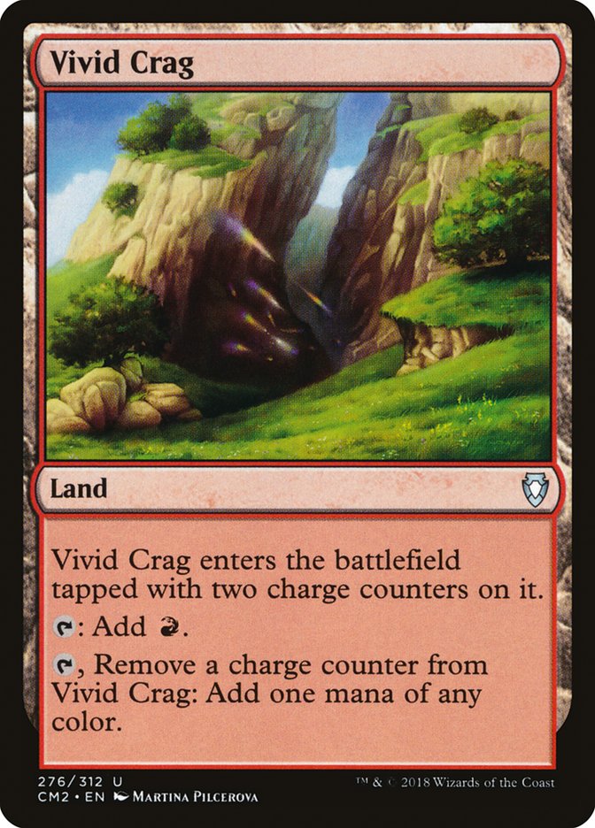 Vivid Crag [Commander Anthology Volume II] MTG Single Magic: The Gathering    | Red Claw Gaming