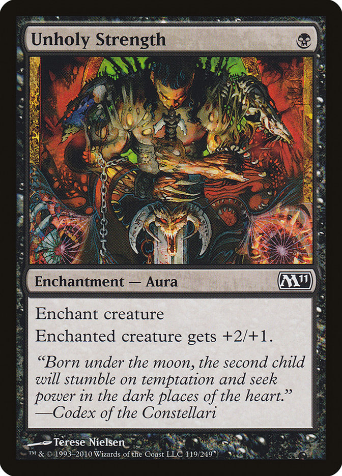 Unholy Strength [Magic 2011] MTG Single Magic: The Gathering    | Red Claw Gaming