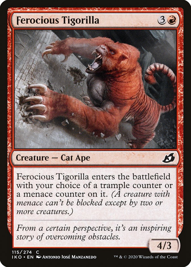 Ferocious Tigorilla [Ikoria: Lair of Behemoths] MTG Single Magic: The Gathering    | Red Claw Gaming