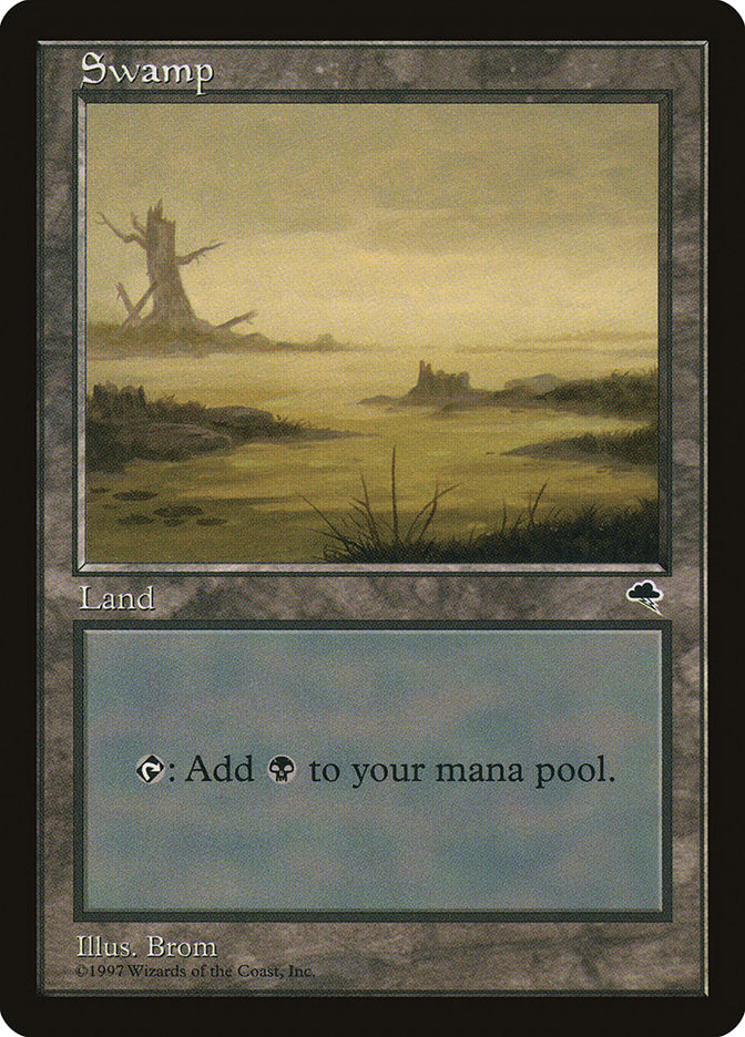 Swamp (Lilypads Bottom Left) [Tempest] MTG Single Magic: The Gathering    | Red Claw Gaming