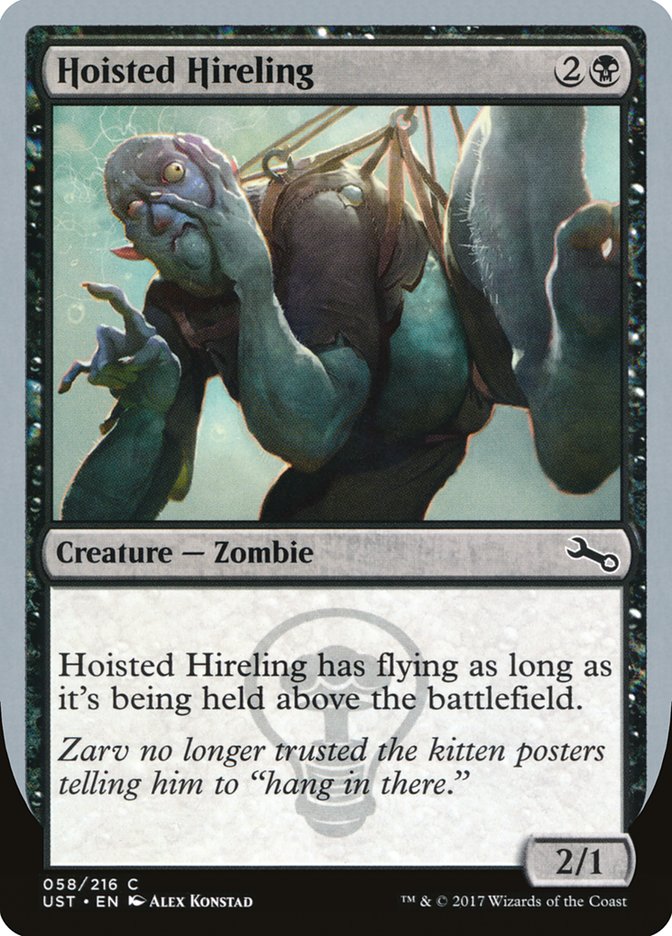 Hoisted Hireling [Unstable] MTG Single Magic: The Gathering    | Red Claw Gaming