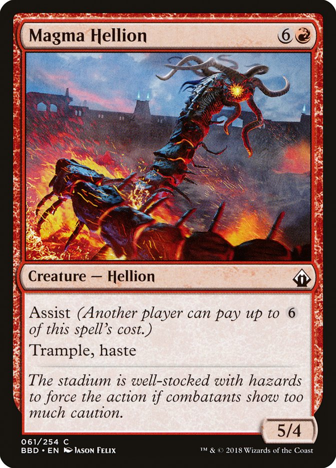 Magma Hellion [Battlebond] MTG Single Magic: The Gathering    | Red Claw Gaming
